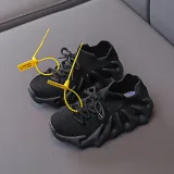 Toddler Kids Mesh Breathable Lace-up Soft Sole Running Sneakers Shoes