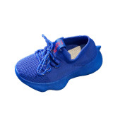 Toddler Kids Breathable Lace-up Flying Weaving Running Sneakers Shoes