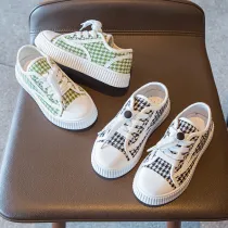Toddler Kids Breathable Lace-up Canvas Shoes Sneakers Shoes