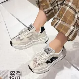 Toddler Kids Single Mesh Breathable Lace-up Casual Sneakers Shoes