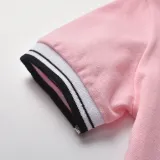 4PCS Boys Outfit Ploll Short Sleeve Shirts and Suspender Shorts Dress Up