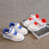 Toddler Kids Leather Velcro Board Shoes Sneakers Shoes