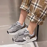 Toddler Kids Single Mesh Breathable Lace-up Casual Sneakers Shoes