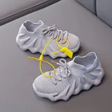 Toddler Kids Mesh Breathable Lace-up Soft Sole Running Sneakers Shoes
