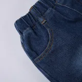 2PCS Boys Outfit Short Sleeve Shirts and Jeans Shorts