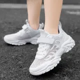 Boy Mesh Breathable Velcro Casual Running Sneakers Shoes