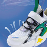 Boy Mesh Breathable Velcro Running Shoes Sneakers Shoes