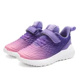 Toddler Kids Leather Breathable Velcro Gradient Sneakers Shoes