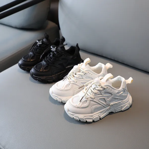 Toddler Kids Mesh Breathable Lace Up Running Shoes Sneakers Shoes