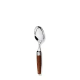 4 Pieces Wooden Handle Set Smooth Edge Stainless Steel Tableware Includes Dinner Forks Knives Spoons