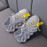 Toddler Kids Mesh Breathable Lace-up Soft Sole Running Sneakers Shoes