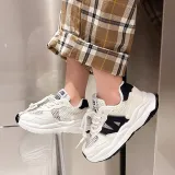 Toddler Kids Single Mesh Breathable Lace-up Casual Sneakers Shoes