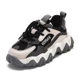 Toddler Kids Mesh Breathable Lace-up Leisure Soft Sole Sneakers Shoes