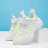 Boy Mesh Breathable Velcro Casual Running Sneakers Shoes