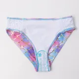 Toddler Girl Swimsuit Mermaid Colourful Scale Shell Sequins Bikini Set