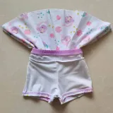 3PCS Baby Toddler Girl Cartoon Mermaid Swimsuit With Swimming Cap