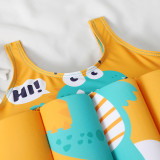 Toddler Boy Float Suit Dinosaur Vest One Piece Swimwear Bathing Suit