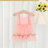 Toddler Girl Swimsuit One-Piece Princess Lace Gauzy Skirt Beachwear