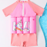 Baby Toddler Girl Float Cartoon Unicorn Buoyancy Swimsuit