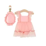 Toddler Girl Swimsuit One-Piece Princess Lace Gauzy Skirt Beachwear