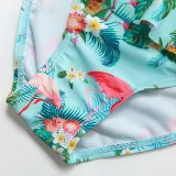 Toddler Girl Swimsuit Rainbow Unicorn Flamingo Ruffled Printing Bikini Set