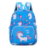 Kindergarten Rainbow Unicorn Schoolbag Lightweight Waterproof Backpack School Bag