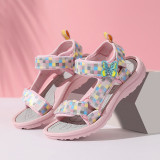 Kids Girl Non-slip Butterfly Velcro Sneaker Sandal Shoes