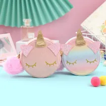 Grind Srenaceous Plush Unicorn Crossbody Shoulder Bag For Toddlers Kids