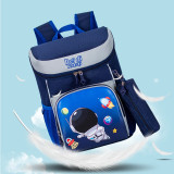 Primary School Astronauts Schoolbag Lightweight Waterproof Backpack School Bag