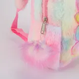 Cute Cartoon Unicorn Love Bow Embroidered Plush Bag