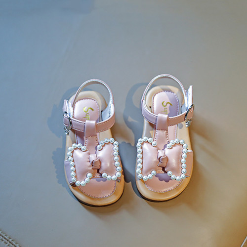 Kids Girl Soft Fashion Bow Tie Summer Beach Sandals