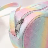 Rainbow Gradient Heart Crossbody Shoulder Bag For Toddlers Kids