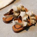 Kids Girl Non-Slip Soft Flat Summer Beach Sandals