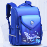 Primary School Whale Lightweight Waterproof Backpack School Bag