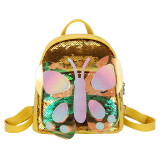 Kindergarten Sequins Butterfly Schoolbag Lightweight Backpack School Bag