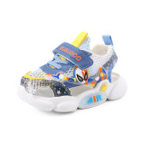 Kids Boy Mesh Velcro Closed-Toe Beach Sandal Shoes