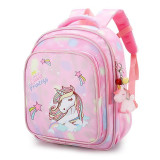 Primary School Unicorn Dinosaur Lightweight Waterproof Backpack School Bag