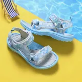 Kids Girl Non-slip Butterfly Velcro Sneaker Sandal Shoes