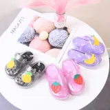 Kids Girl Fashion Plastic Fruit Pattern Summer Beach Sandal Slippers