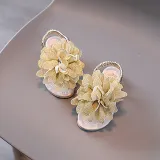 Kids Girl Non-slip Fashion Bohemia Flower Beach Summer Sandals
