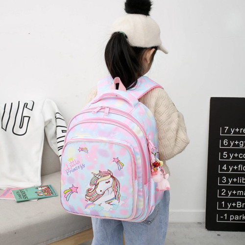 Primary School Unicorn Dinosaur Lightweight Waterproof Backpack School Bag