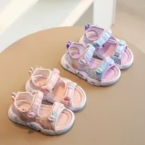 Kids Girl Fashion Velcro Butterfly Beach Sandal