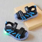 Kids LED Light Fashion Closed-Toe Beach Sandal