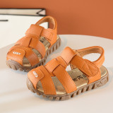 Kids Boy Fashion Velcro Closed-Toe Beach Sandal