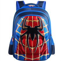 Primary School 3D Spider Lightweight Waterproof Backpack School Bag