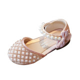 Kids Girl Pearl Closed-Toe Party Dress Shoes