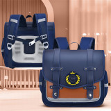 Primary School Flip Side Plate Large Capacity Schoolbag Style Lightweight Waterproof Backpack School Bag