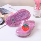 Kids Girl Fashion Plastic Fruit Pattern Summer Beach Sandal Slippers