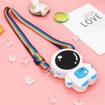 Decompression Astronauts Silicone Single Shoulder Bag Coin Purse Shoulder Handbag