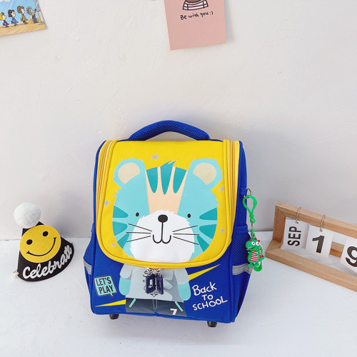 Kindergarten Tiger Back to School Lightweight Waterproof Backpack School Bag